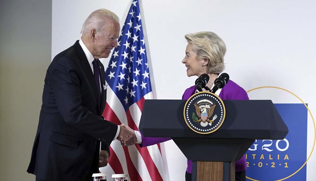 El acercamiento entre von der Leyen y Biden, ¿fin del ‘trumpismo’ en el Atlántico?
